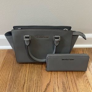 Michael kors handbag and wallet